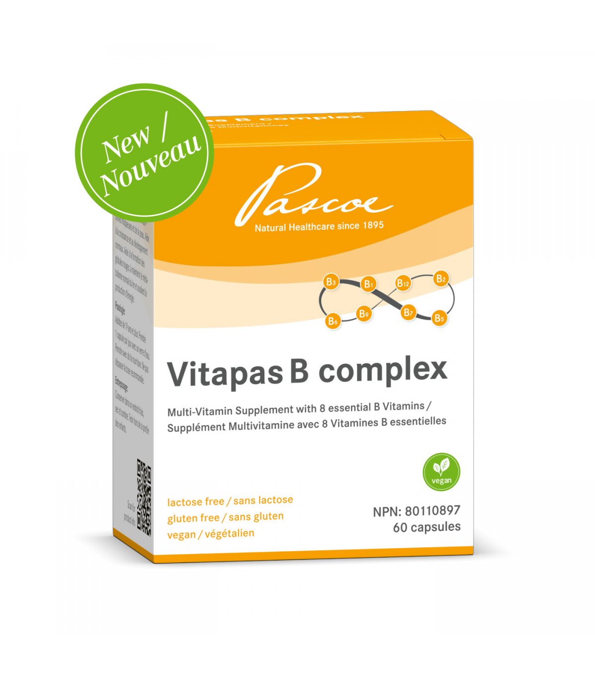 PASCOE Vitapas B Complexe 60 Gélules | Prix imbattables, offres quotidiennes | VITASHOP