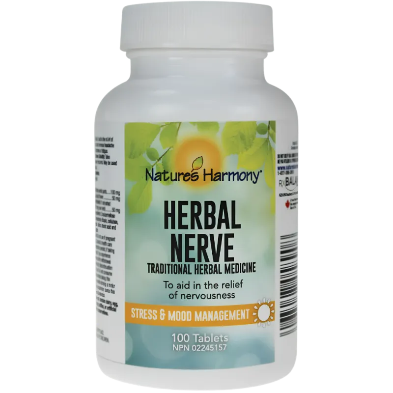 Nature's Harmony Herbal Nerve 100 Tablets | Unbeatable Prices, Daily Deals | VITASHOP