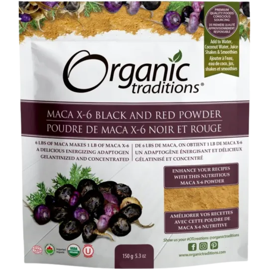 Organic Traditions Maca X-6 Powder 150 g | Unbeatable Prices, Daily Deals | VITASHOP