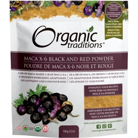 Organic Traditions Maca X-6 Powder 150 g | Unbeatable Prices, Daily Deals | VITASHOP