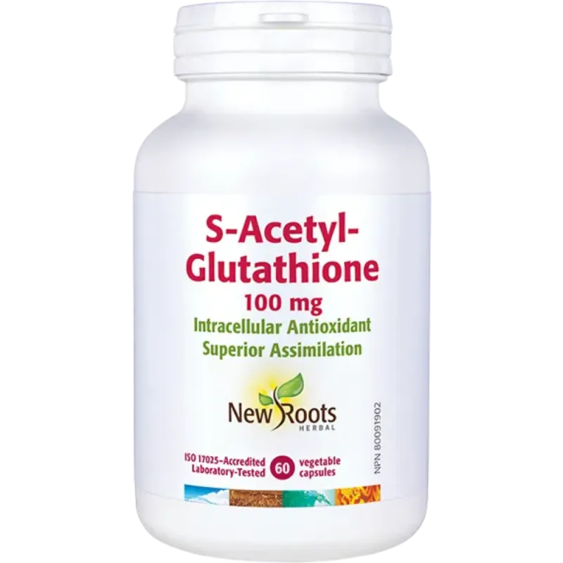 New Roots S-Acetyl-Glutathione 100 mg 60 Capsules | 每天不同折扣, 全网最低价格 | 种类齐全的保健品店铺 VITASHOP, 只有你想不到, 没有你买不到 !