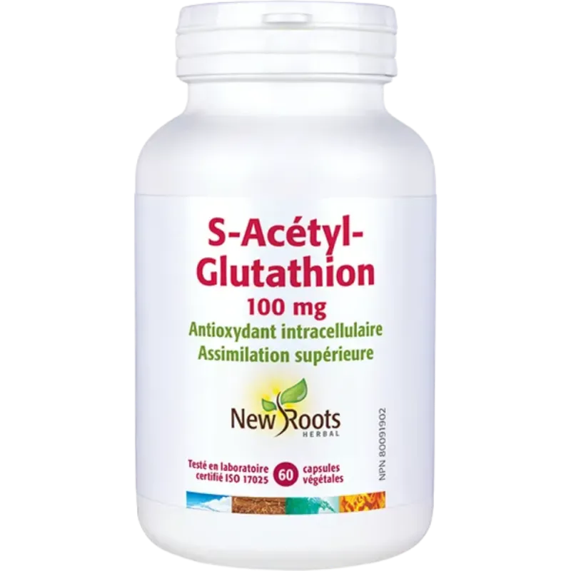 New Roots S-Acetyl-Glutathione 100 mg 60 Capsules | 每天不同折扣, 全网最低价格 | 种类齐全的保健品店铺 VITASHOP, 只有你想不到, 没有你买不到 !