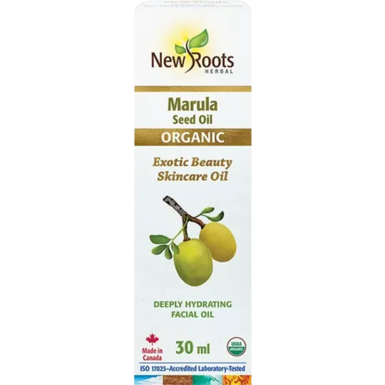 New Roots Huile de graines de marula biologique 30 ml | Safest & Easiest Shopping Vitamins Online | VITASHOP