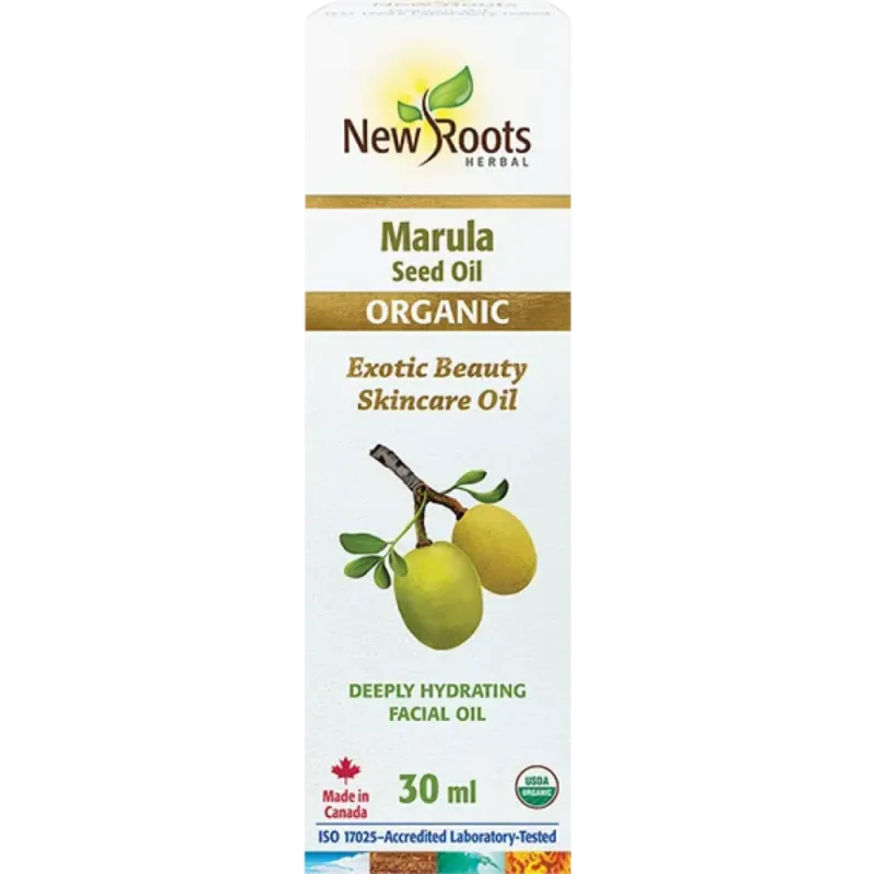 New Roots Huile de graines de marula biologique 30 ml | Safest & Easiest Shopping Vitamins Online | VITASHOP