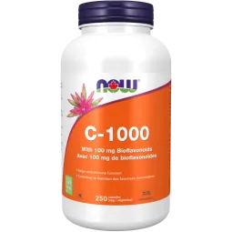 NOW Foods 维生素 C-1000 复方生物类黄酮 100 毫克 250 粒植物胶囊 | 每天不同折扣, 全网最低价格 | 种类齐全的保健品店铺 VITASHOP, 只有你想不到, 没有你买不到 !