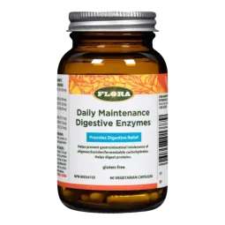 Flora Enzymes de Maintenance Quotidienne 60 Gélules Végétales | Prix imbattables, offres quotidiennes | VITASHOP