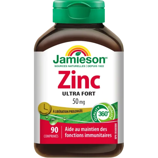 Jamieson Zinc 50 mg Time Release 90 Tablets | Unbeatable Prices, Daily Deals | VITASHOP