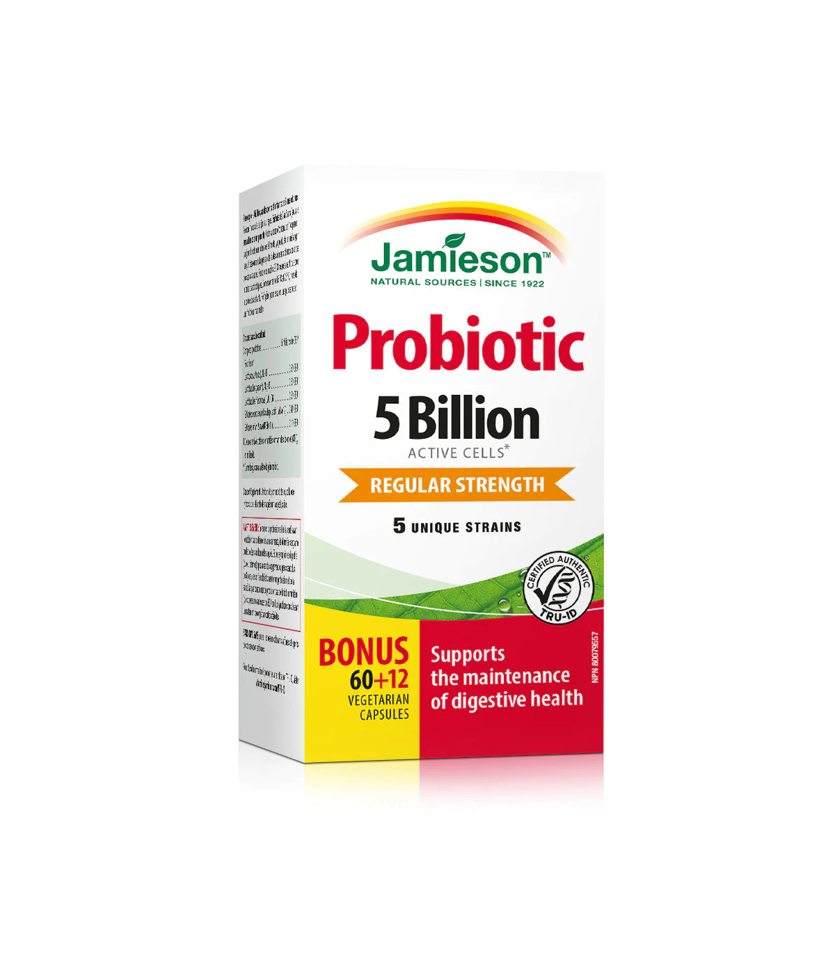 Jamieson Probiotic 5 Billion Free 60+12  Capsules | Unbeatable Prices, Daily Deals | VITASHOP