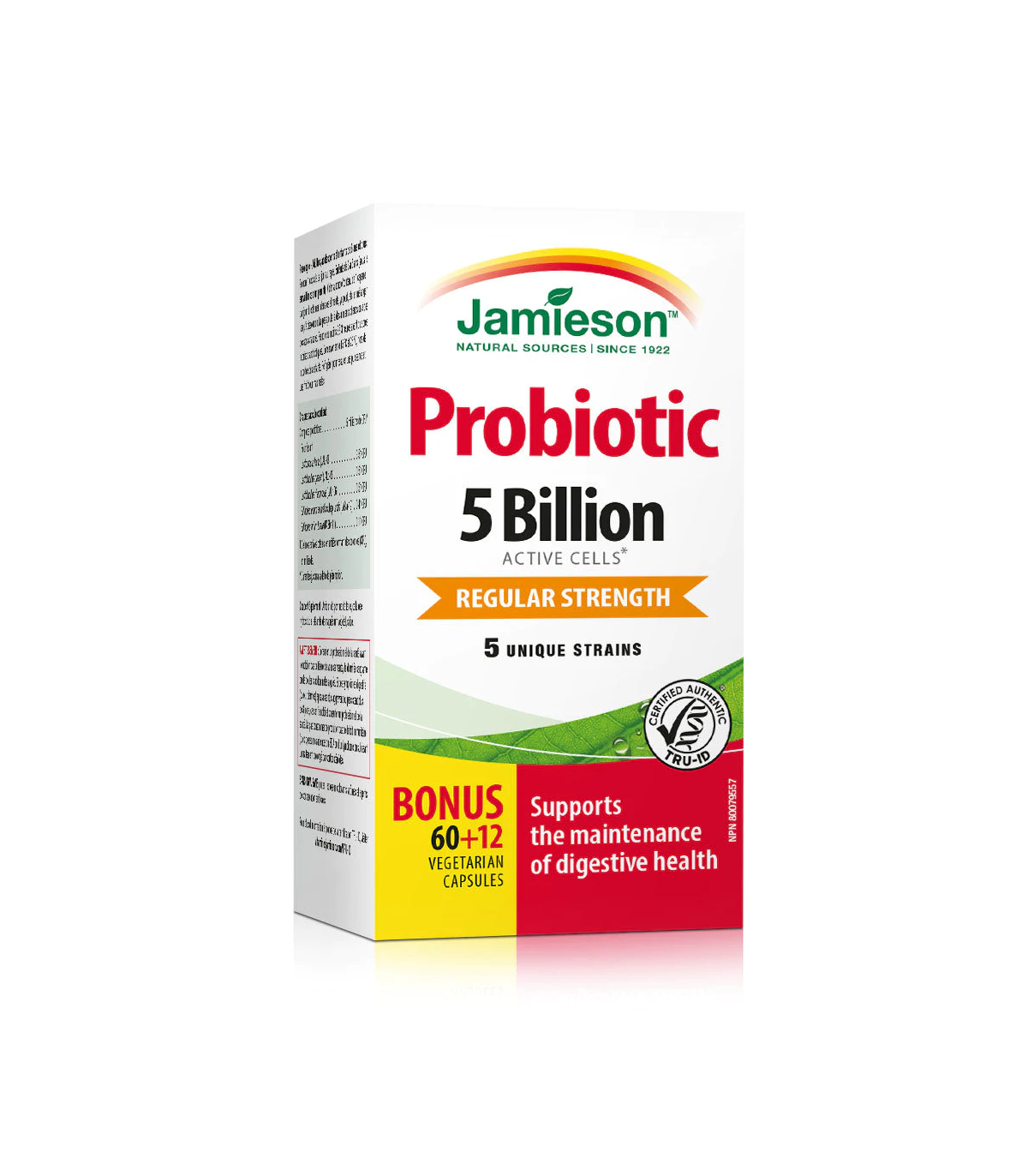 Jamieson Probiotic 5 Billion Free 60+12  Capsules | Unbeatable Prices, Daily Deals | VITASHOP