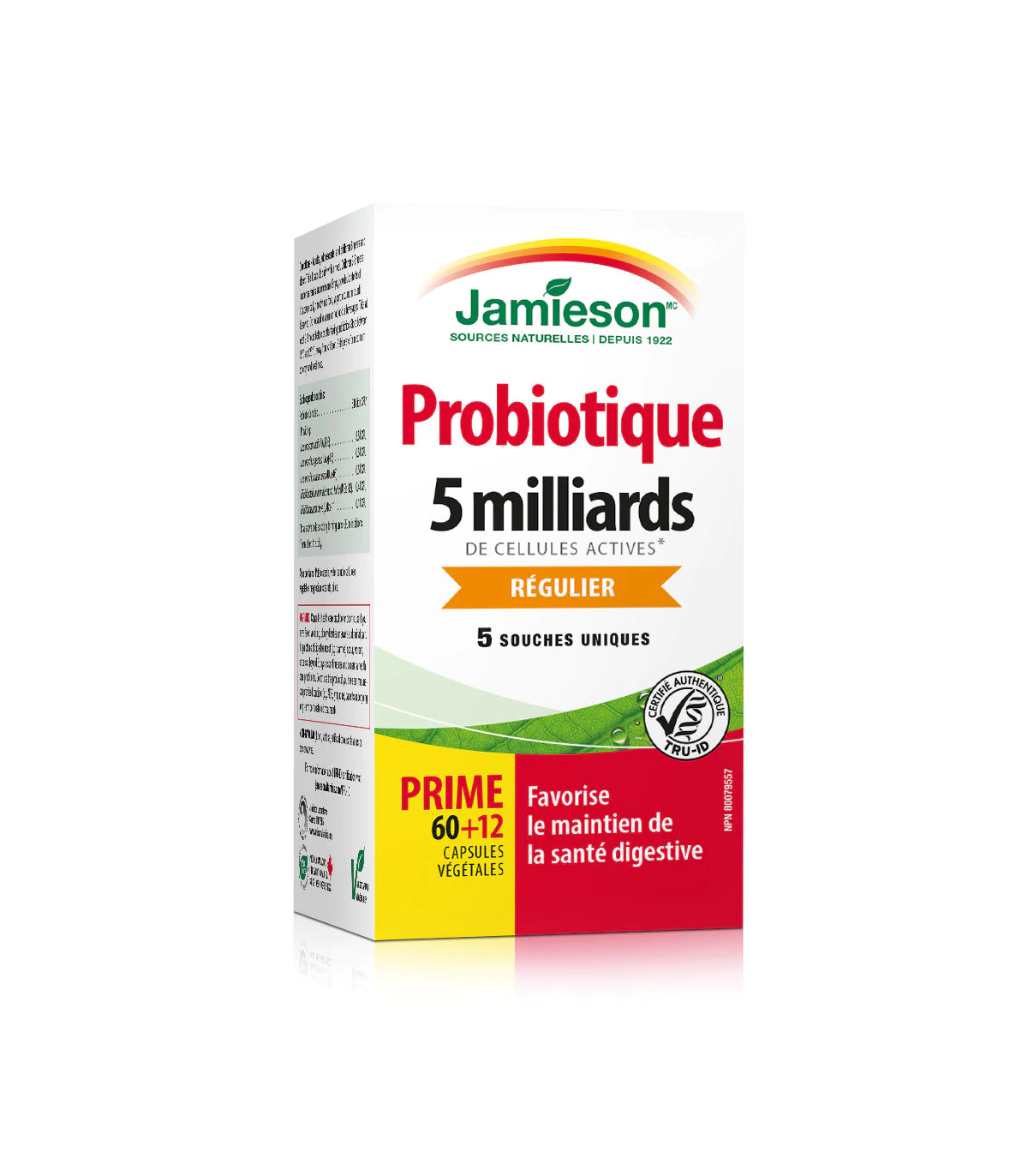 Jamieson Probiotic 5 Billion Free 60+12  Capsules | Unbeatable Prices, Daily Deals | VITASHOP