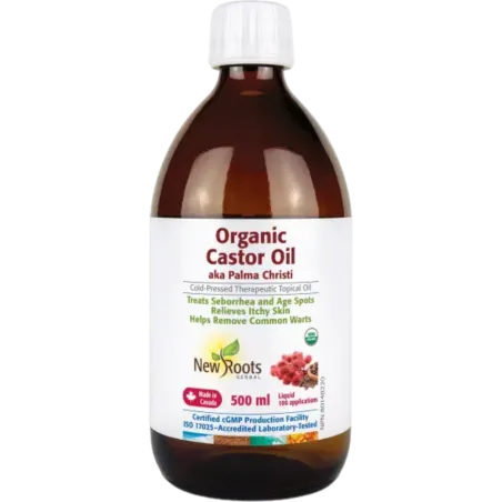 New Roots 유기농 피마자유 500 mL | 최고의 가격, 매일 할인 | VITASHOP