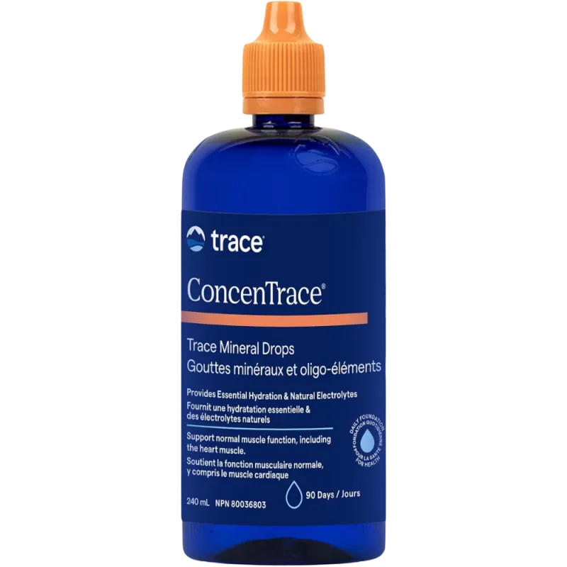 Trace Mineral Research Gouttes Trace Concentrace 240 ml | Prix imbattables, offres quotidiennes | VITASHOP