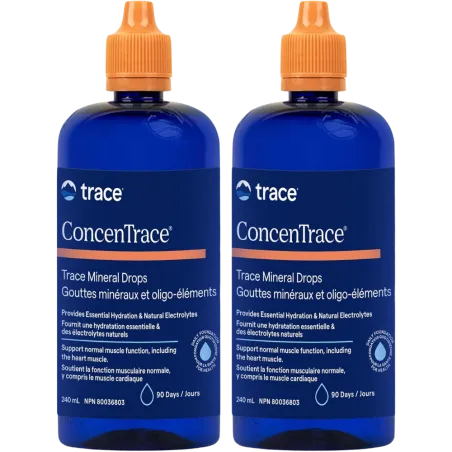 Trace Mineral Research [2 for Deal] 트레이스 컨센트레이스 드롭스 240 mL | 믿을 수 없는 가격, 매일 새로운 할인 | VITASHOP