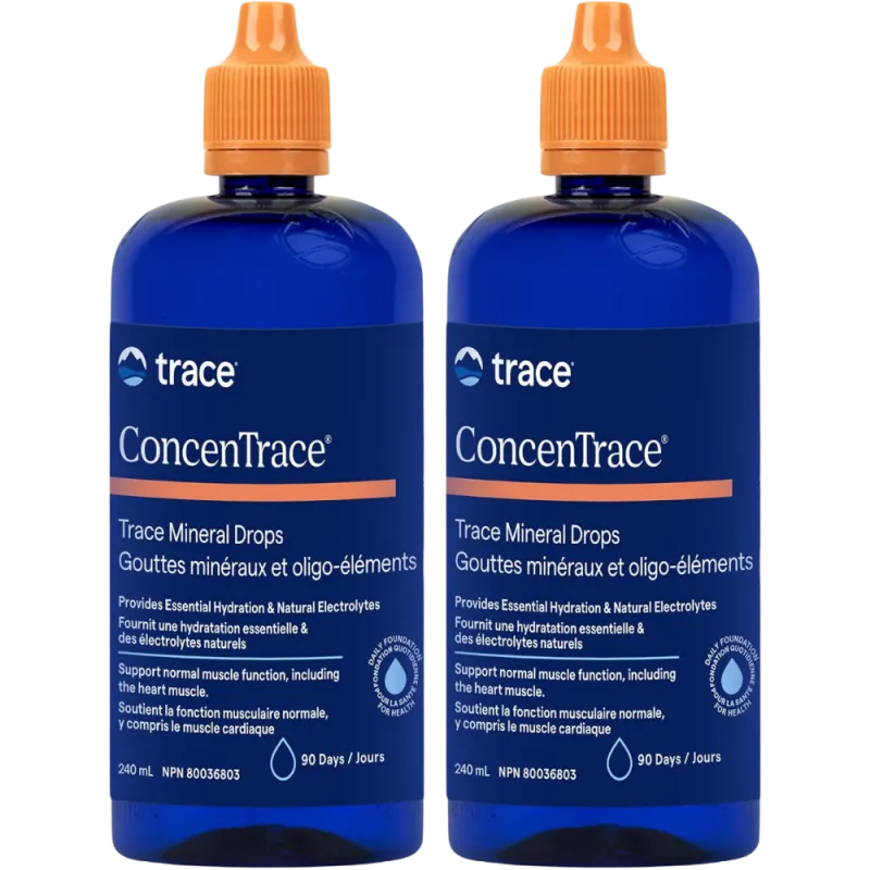Trace Mineral Research [2 for Deal] Trace Concentrace 滴剂 240 毫升 | 无可匹敌的价格，每日优惠 | VITASHOP