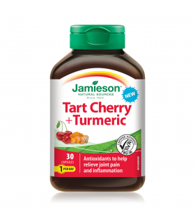 Jamieson Tart Cherry & Tumeric 30 Caplets | Unbeatable Prices, Daily Deals | VITASHOP