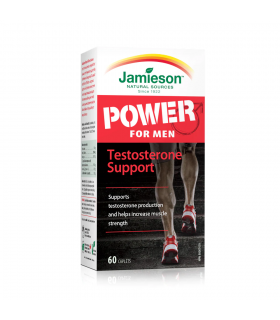 Jamieson Power For Men Testosterone Support 60 Caplets | 每天不同折扣, 全网最低价格 | 种类齐全的保健品店铺 VITASHOP, 只有你想不到, 没有你买不到 !