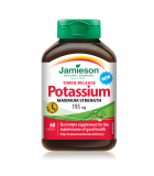 Potassium 195 mg Timed Release 60 Caplets | Safest & Easiest Shopping Vitamins Online | VITASHOP