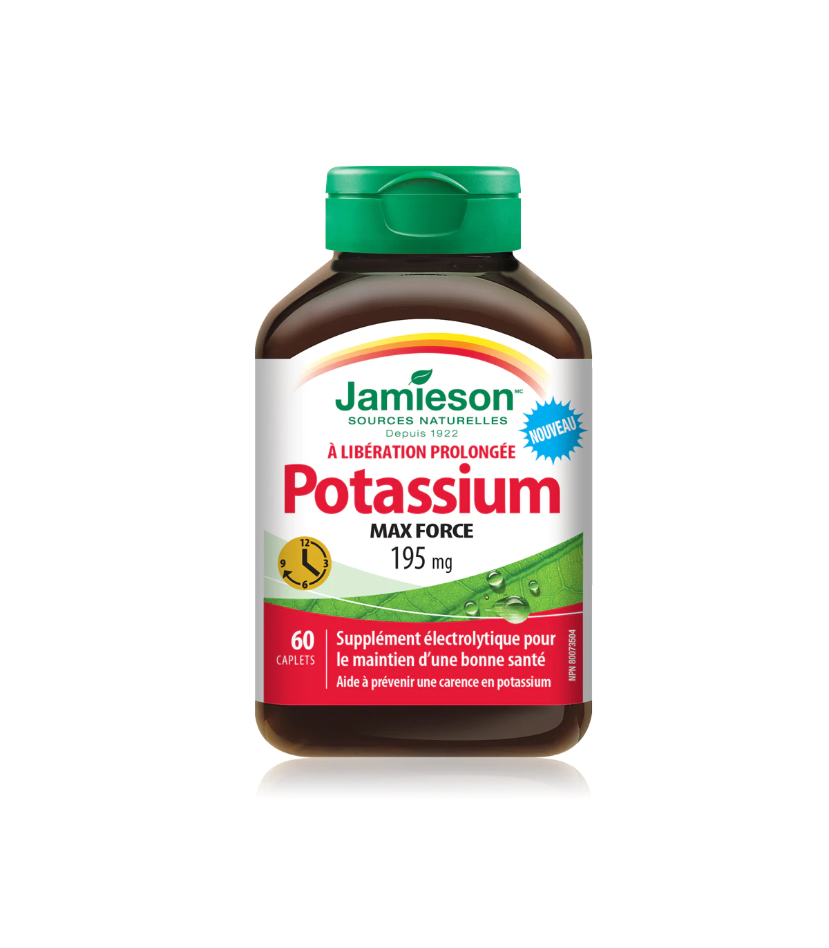 Potassium 195 mg Timed Release 60 Caplets | Safest & Easiest Shopping Vitamins Online | VITASHOP