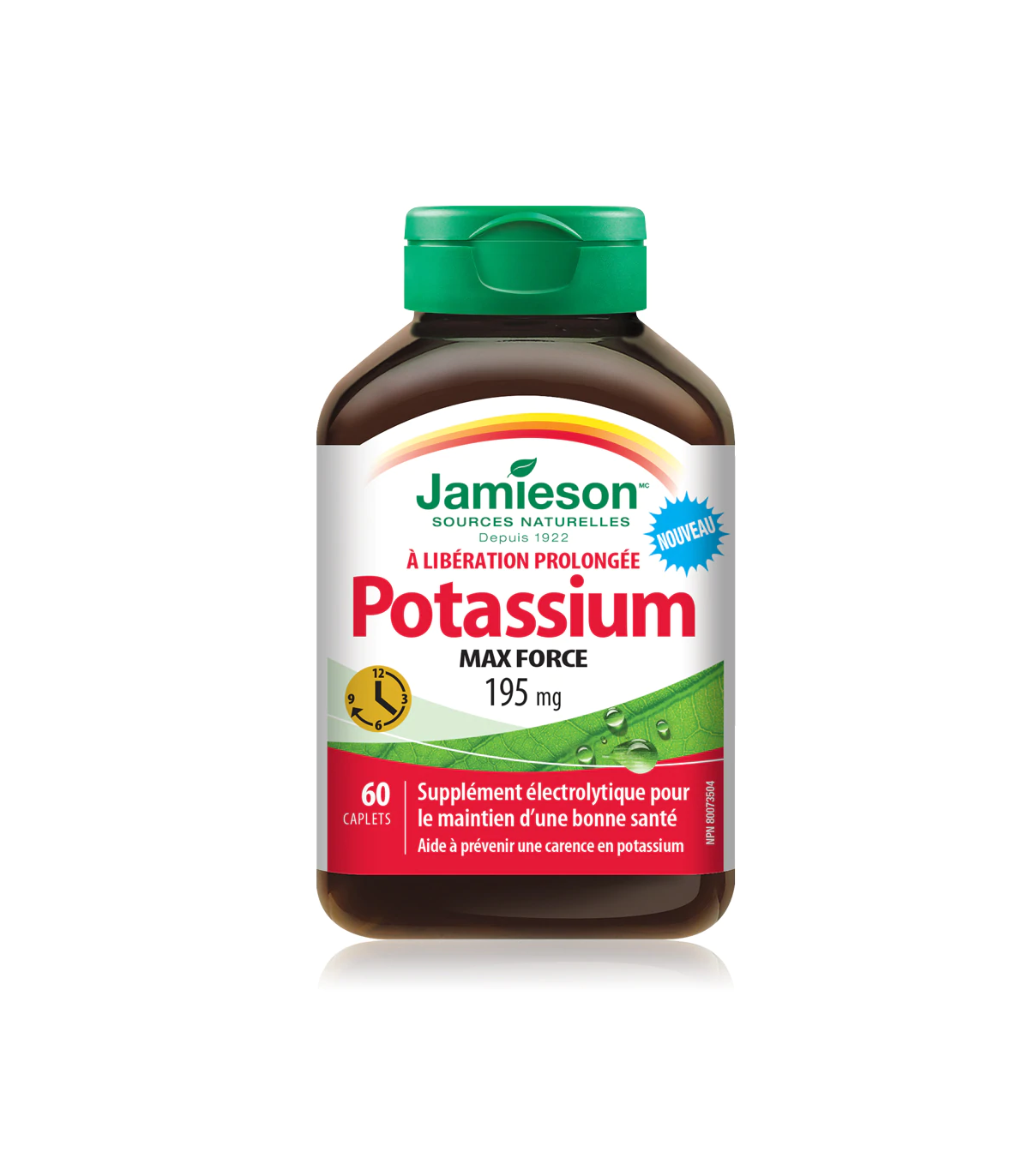 Potassium 195 mg Timed Release 60 Caplets | Safest & Easiest Shopping Vitamins Online | VITASHOP