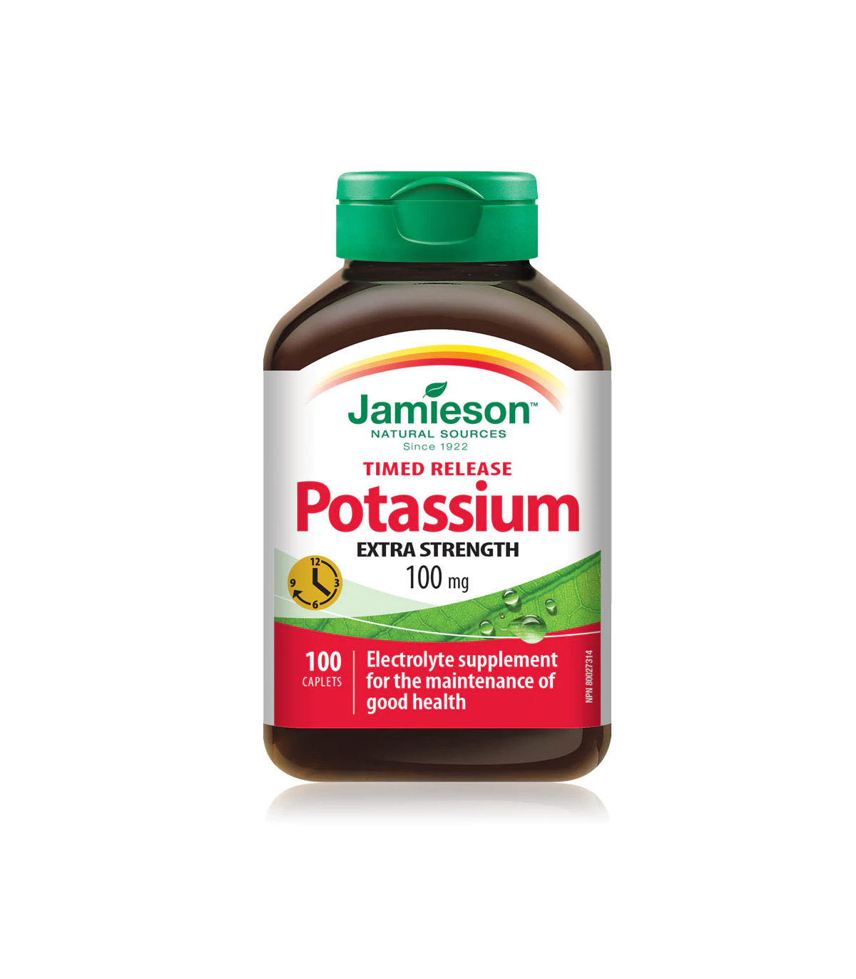 Jamieson Potassium 100 mg 100 Caplets | 每天不同折扣, 全网最低价格 | 种类齐全的保健品店铺 VITASHOP, 只有你想不到, 没有你买不到 !