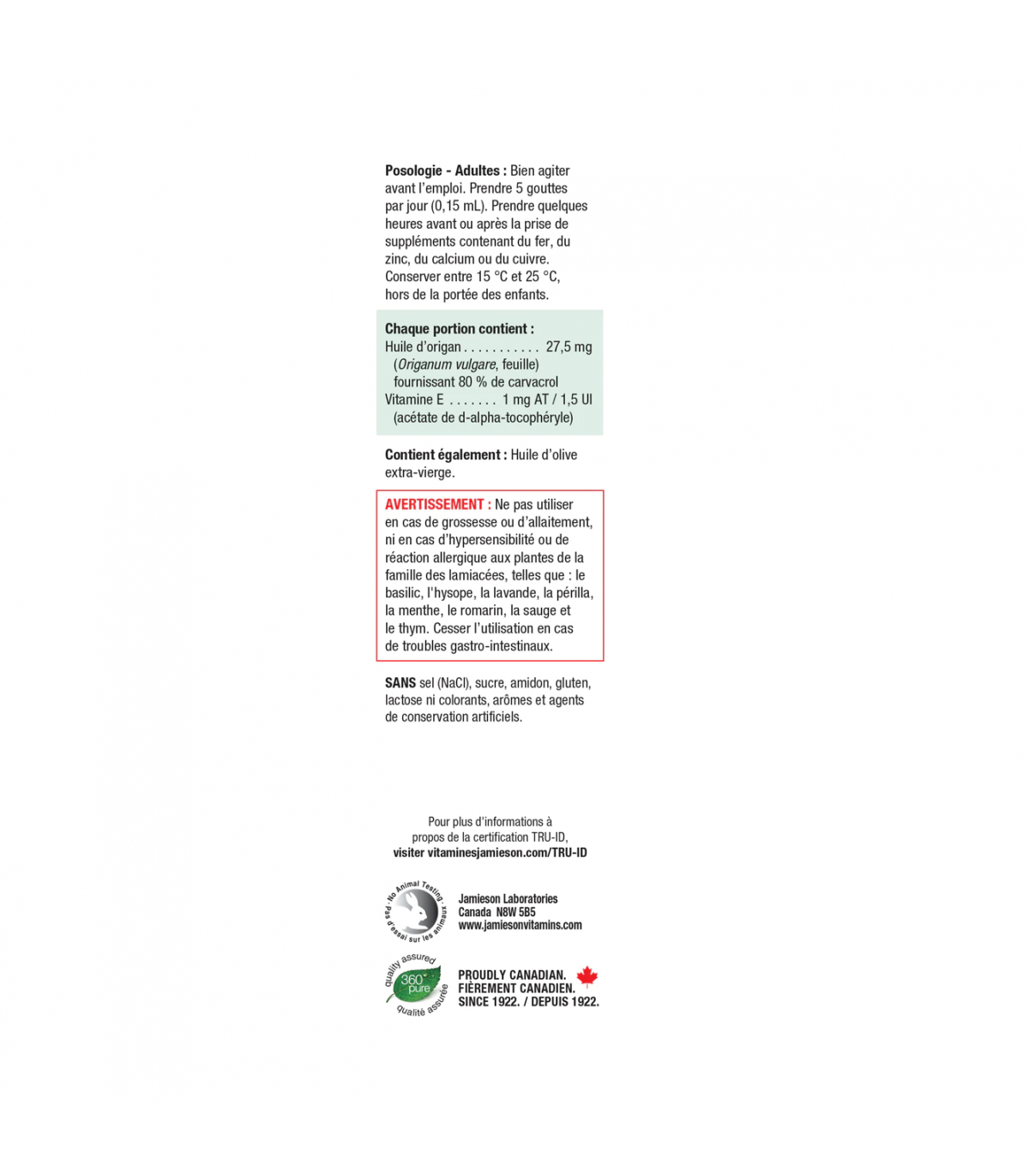 Oregano Oil 25 ml | Safest & Easiest Shopping Vitamins Online | VITASHOP