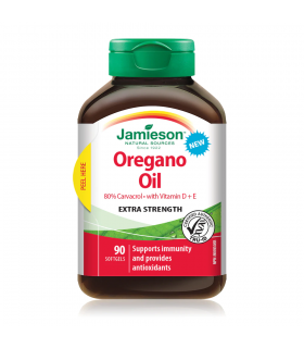 Jamieson Oregano Oil + D&E 90 Softgels | Unbeatable Prices, Daily Deals | VITASHOP