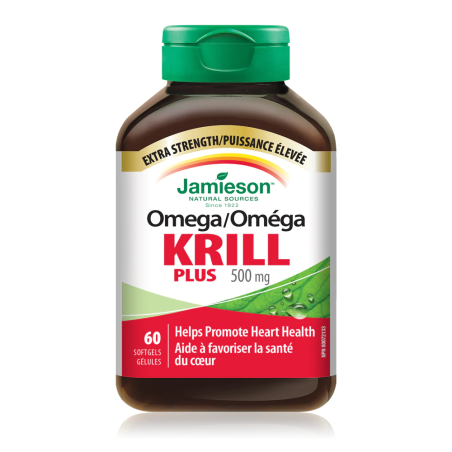 Jamieson Omega Krill Plus 60 Softgels | 每天不同折扣, 全网最低价格 | 种类齐全的保健品店铺 VITASHOP, 只有你想不到, 没有你买不到 !