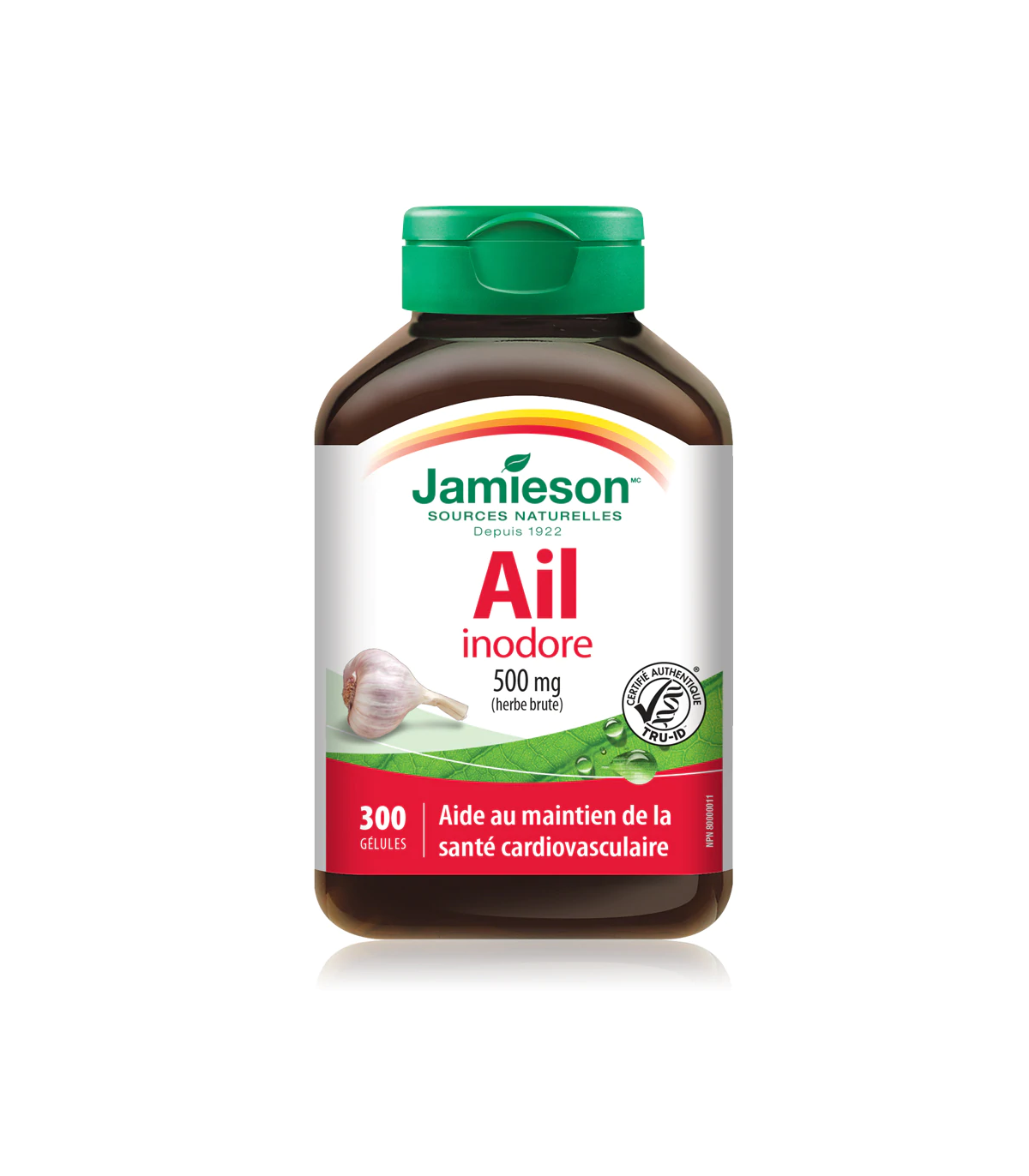Jamieson Odourless Garlic 500 mg 300 Softgels | Unbeatable Prices, Daily Deals | VITASHOP