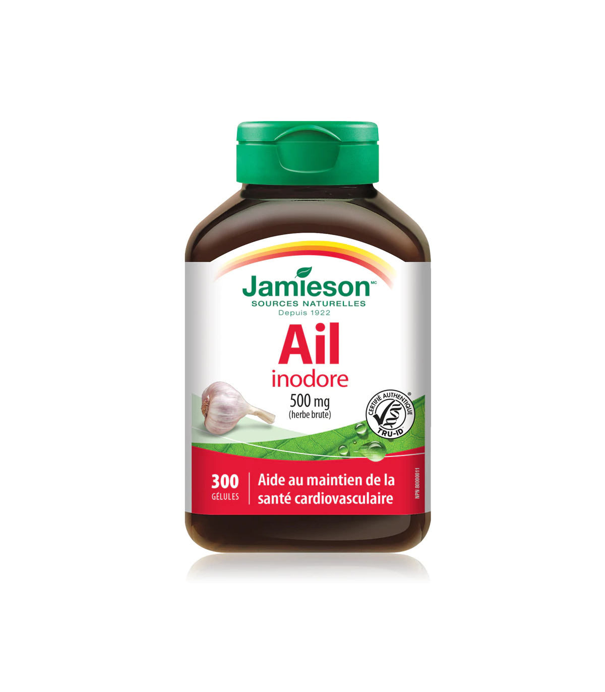 Jamieson Odourless Garlic 500 mg 300 Softgels | Unbeatable Prices, Daily Deals | VITASHOP