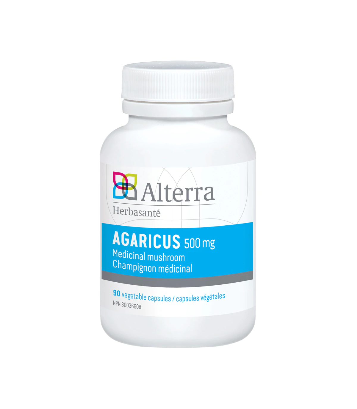 Alterra Agaricus 500 mg 90 Capsules | Unbeatable Prices, Daily Deals | VITASHOP