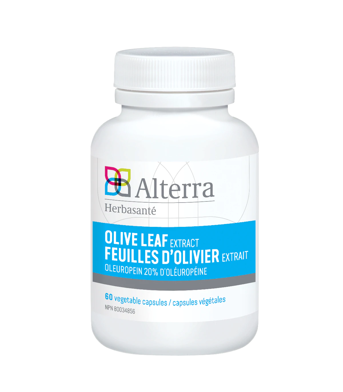 Olive Leaf Feuilles d’Olivier 60 Capsules | Safest & Easiest Shopping Vitamins Online | VITASHOP