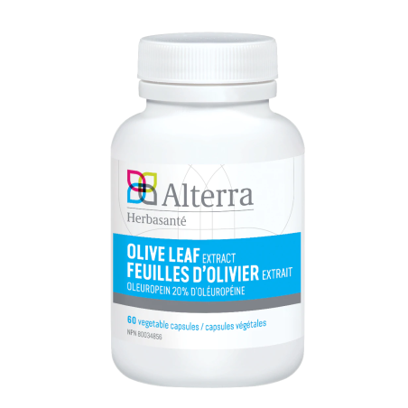 Olive Leaf Feuilles d’Olivier 60 Capsules | Safest & Easiest Shopping Vitamins Online | VITASHOP