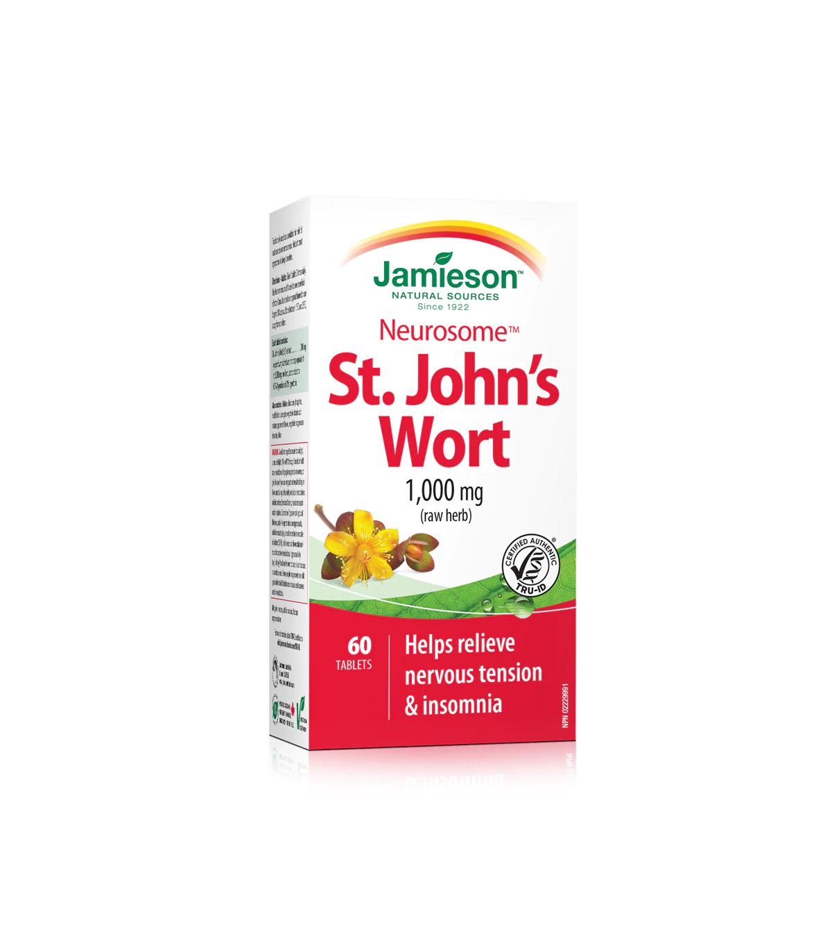 Jamieson Neurosome St. John's Wort 1,000 mg 60 Tablets | Unbeatable Prices, Daily Deals | VITASHOP
