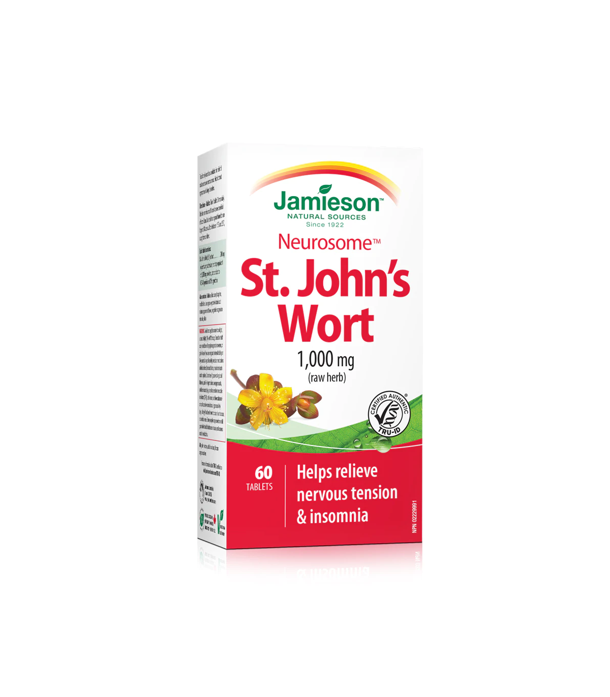 Jamieson Neurosome St. John's Wort 1,000 mg 60 Tablets | Unbeatable Prices, Daily Deals | VITASHOP