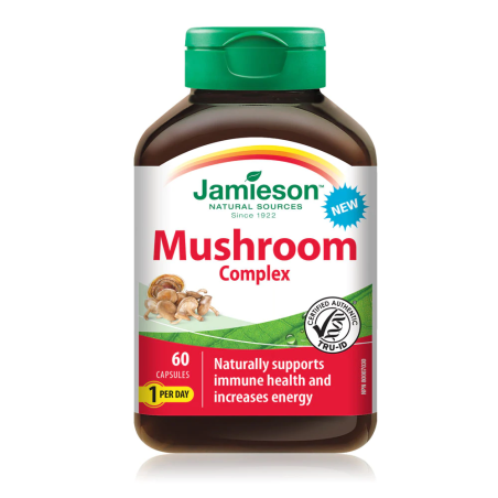 Jamieson Mushroom Complex 60 Caplets | 每天不同折扣, 全网最低价格 | 种类齐全的保健品店铺 VITASHOP, 只有你想不到, 没有你买不到 !