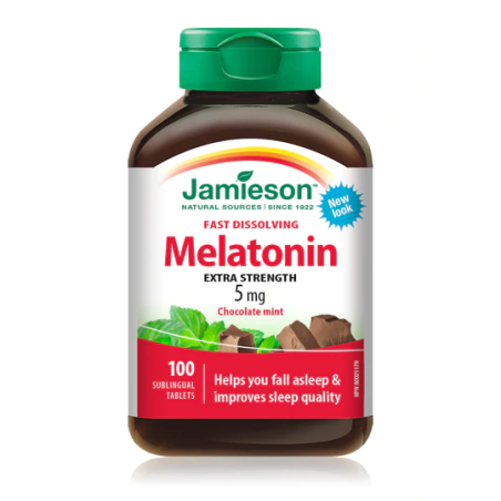 Jamieson 자미에슨 멜라토닌 5mg 설하 초코 민트 100정 | 매일 업데이트되는 특가 상품 | VITASHOP