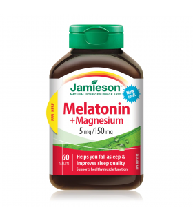 Jamieson 자미에슨 멜라토닌 5mg + 마그네슘 60정 | 매일 업데이트되는 특가 상품 | VITASHOP