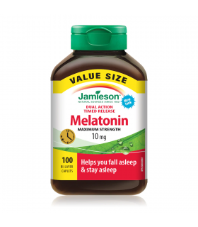 Jamieson Melatonin 10 mg Timed Release 100 Caplets | 每天不同折扣, 全网最低价格 | 种类齐全的保健品店铺 VITASHOP, 只有你想不到, 没有你买不到 !