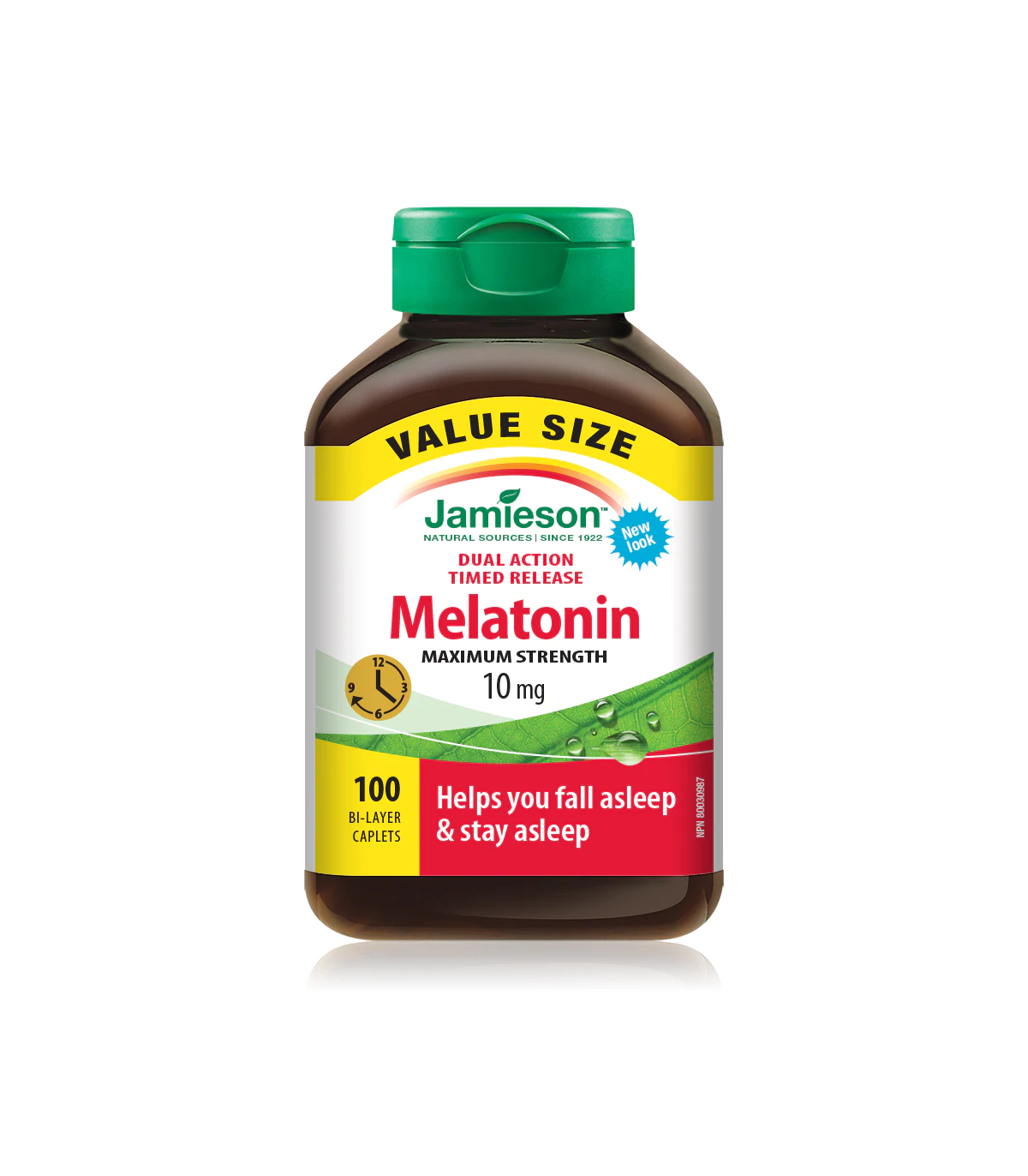 Jamieson Melatonin 10 mg Timed Release 100 Caplets | Unbeatable Prices, Daily Deals | VITASHOP