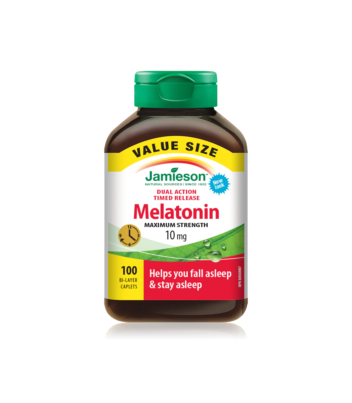 Jamieson Melatonin 10 mg Timed Release 100 Caplets | Unbeatable Prices, Daily Deals | VITASHOP