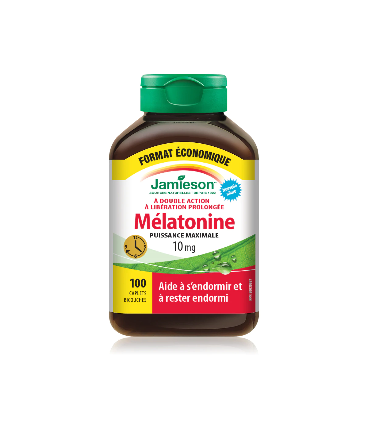 Jamieson Melatonin 10 mg Timed Release 100 Caplets | Unbeatable Prices, Daily Deals | VITASHOP