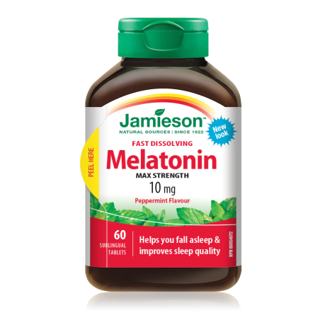 Melatonin 10 mg Sublingual Mint 60 Tablets | Safest & Easiest Shopping Vitamins Online | VITASHOP