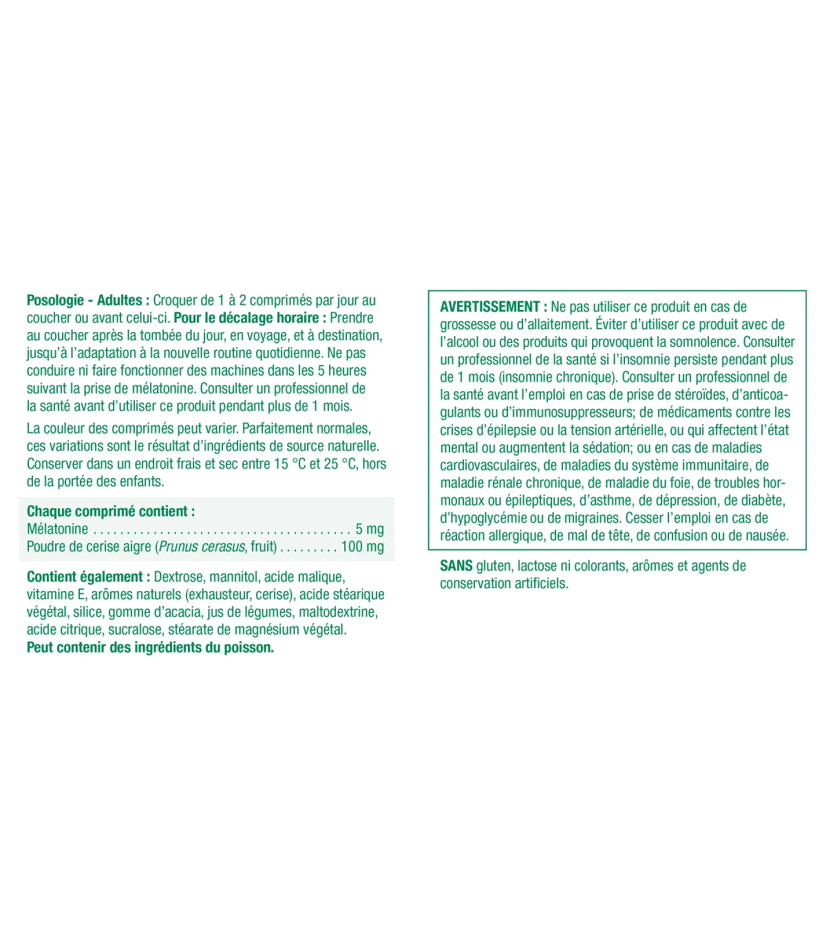 Jamieson Melatonin + Tart Cherry  5/100 mg 30 Chewable Tablets | Unbeatable Prices, Daily Deals | VITASHOP