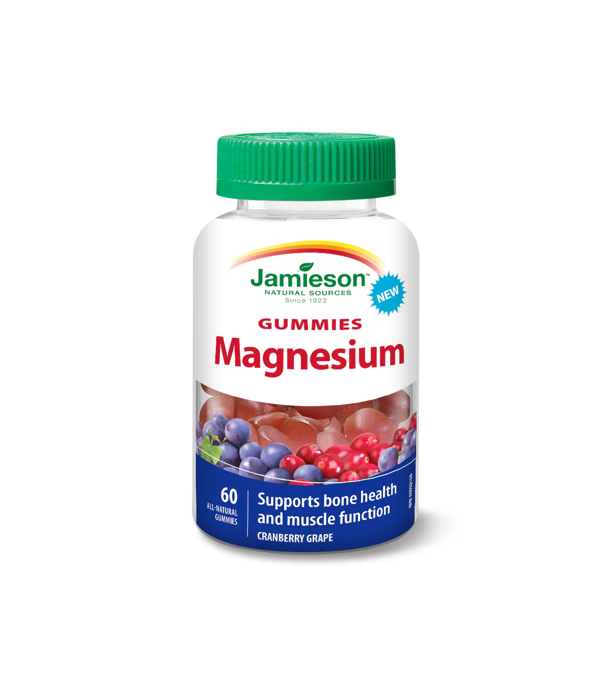 Jamieson Magnesium Cranberry Grape 60 Gummies | Unbeatable Prices, Daily Deals | VITASHOP