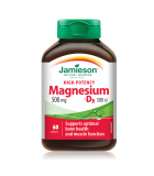 Magnesium 500 mg + Vitamin D 500 IU 60 Caplets | Safest & Easiest Shopping Vitamins Online | VITASHOP