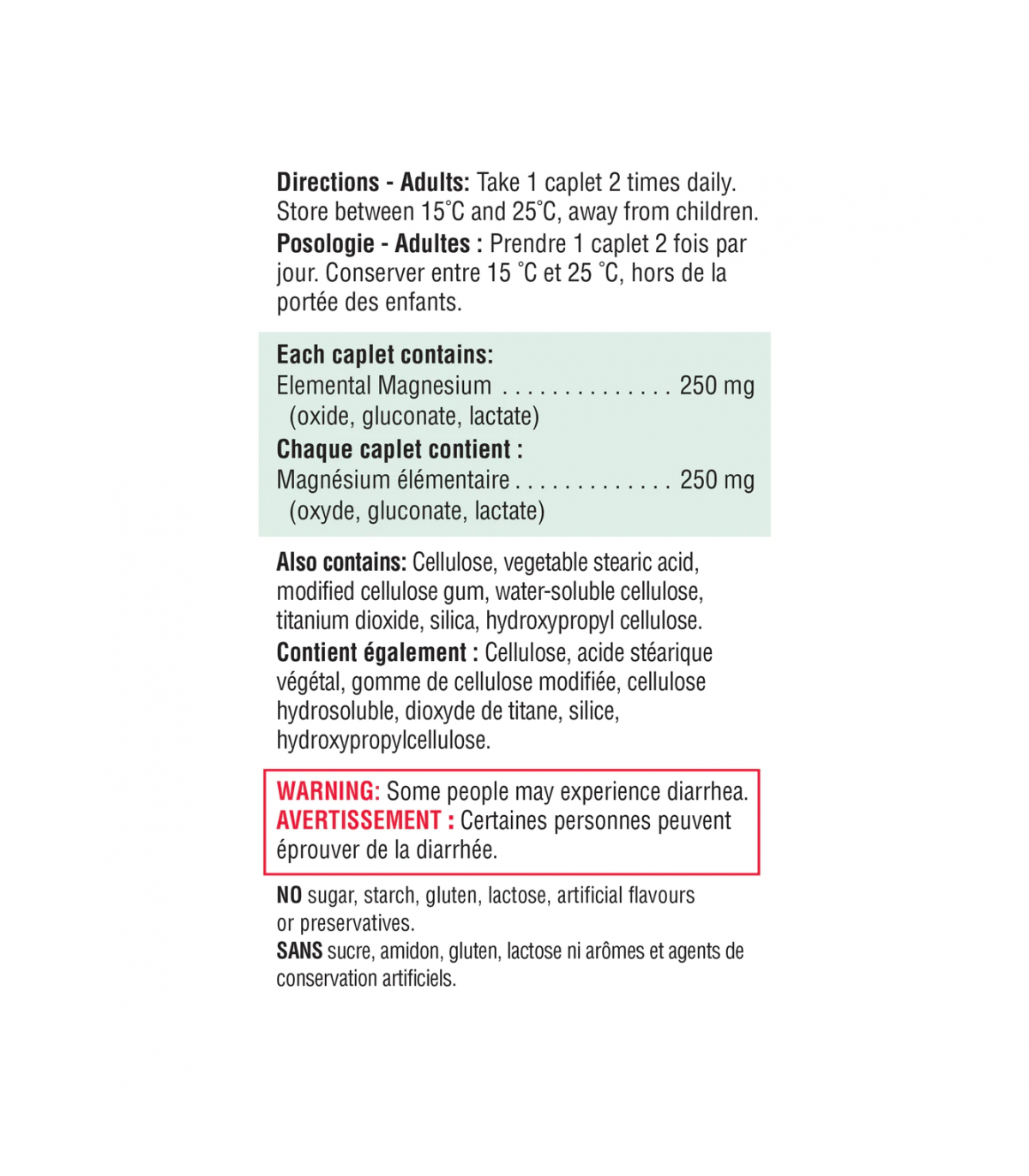 Jamieson Magnesium 250 mg 90 Caplets | Unbeatable Prices, Daily Deals | VITASHOP