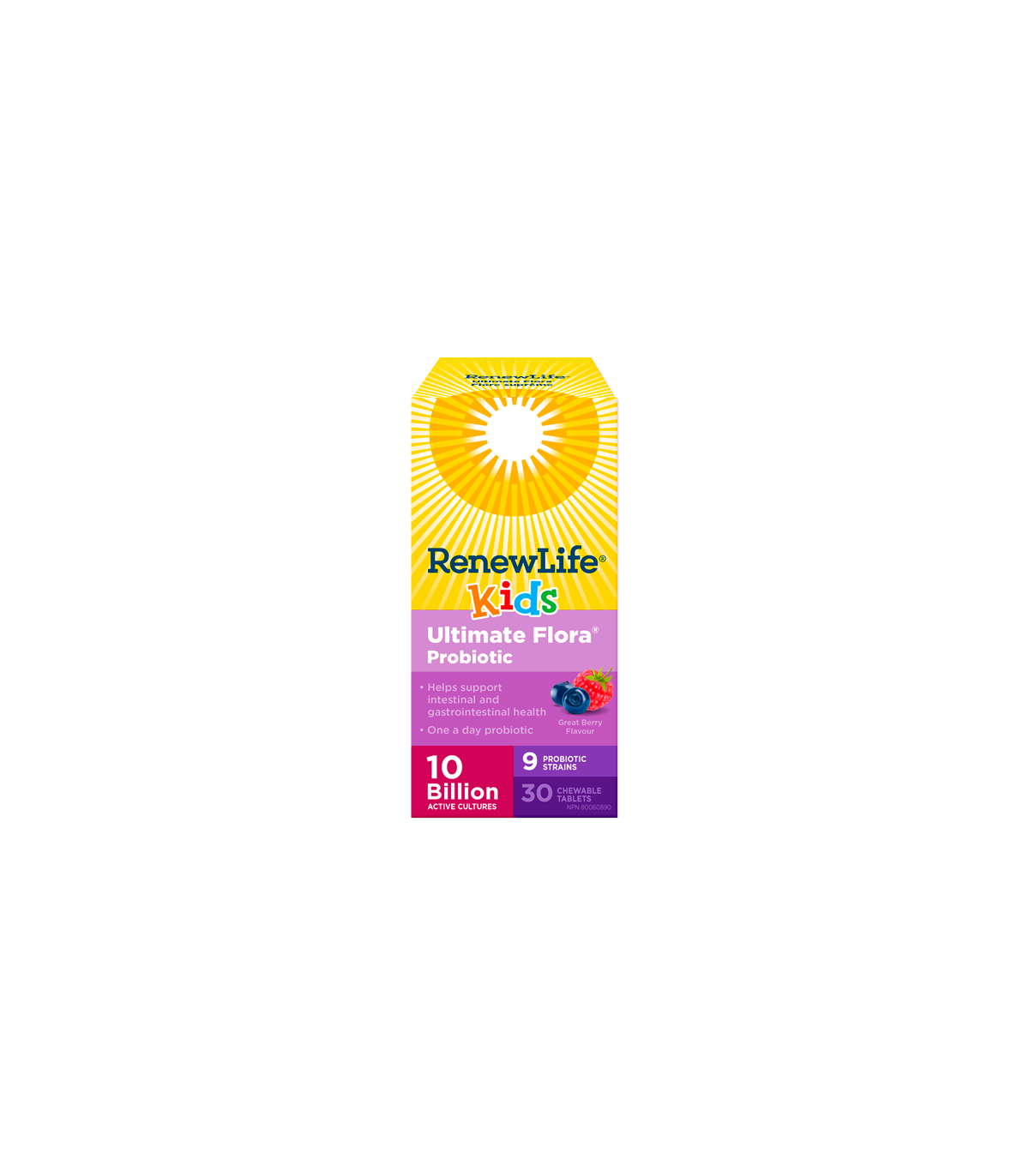 Renew Life 리뉴 라이프 Ultimate Flora 키즈 프로바이오틱 100억 30캡슐 | 매일 업데이트되는 특가 상품 | VITASHOP