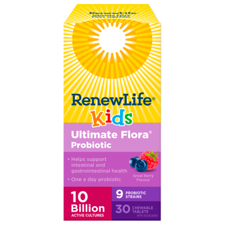 Renew Life 리뉴 라이프 Ultimate Flora 키즈 프로바이오틱 100억 30캡슐 | 매일 업데이트되는 특가 상품 | VITASHOP