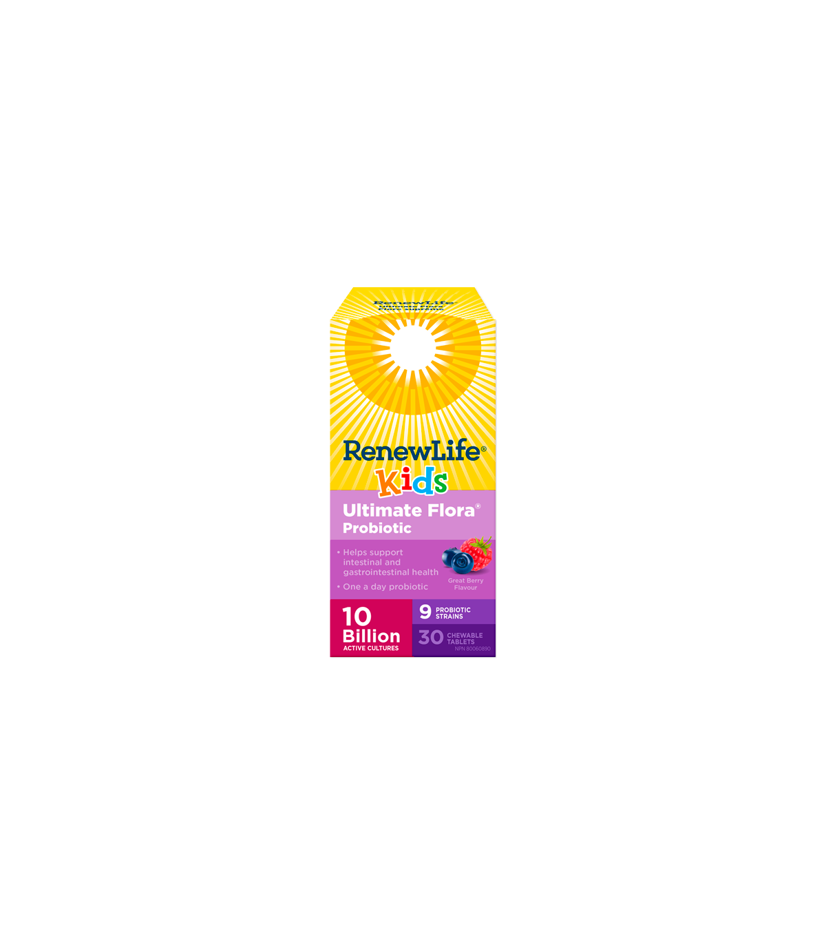 Renew Life 리뉴 라이프 Ultimate Flora 키즈 프로바이오틱 100억 30캡슐 | 매일 업데이트되는 특가 상품 | VITASHOP