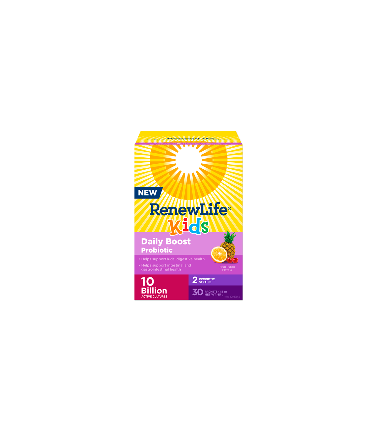 Renew Life Kids Daily Boost Probiotic 30 Sachets | 每天不同折扣, 全网最低价格 | 种类齐全的保健品店铺 VITASHOP, 只有你想不到, 没有你买不到 !